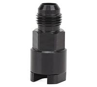 EFI Adapter Fuel Line Fitting, Aluminum Alloy Anodized, an Male Push On, Waterproof - Rust, High Performance, Easy Installation for EFI Fuel Systems (AN6-5/16)
