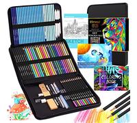Efimeso 83 Colouring Pencil Set, Drawing & Sketching Pencils with Charcoal & Graphite, Art Supplies for Adults