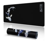 EFISH Gaming Mouse Mat Large Mouse Pad (31.5" x 11.8") Washable Laptop Desk Pad, Japanese Keyboard Pad, Non-Slip Rubber Base Desk Mat for Macbook, PC, Laptop, Office