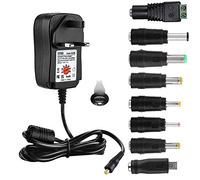 EFISH International Power Adapters Multifunctional Portable Power Transformers (Included USB),AC Supply Adapter 100-240V to DC 3V/4.5V/5V/6V/7.5V/9V/12V-MAX 2A (2000mA)+8 Different Plugs