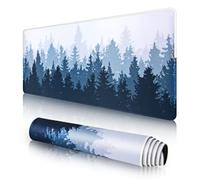 EFISH Large Gaming Mouse Pad with Stitched Edges,(800 * 300 * 3 MM) Extended Mousepad,Durable Non-Slip Natural Rubber Base,Washable Keyboard Pad,Desk Pad for Gamer,Office & Home