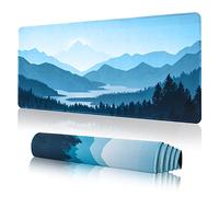 EFISH Mouse Pad (800 * 300 * 3 MM) Extended Large Mouse Mat Desk Pad, Stitched Edges Mousepad,Non-Slip Rubber Base,XL Gaming Mouse Pad for Office & Home