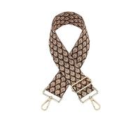 EFLAL 80-130cm Peacock Feather Print Jacquard Woven Bag Strap for Messenger Bag, Crossbody Bag, Shoulder Bag