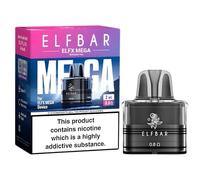 EFLBAR ELFX MEGA Pod [0.8 Ohm] 1 Pack - COMPATIBLE WITH: ELFX MEGA Pod Kit - MTL Vaping, Side Fill, QUAQ Dual Mesh Coil - Nicotine Free