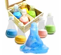 Efloral 4-in-1 STEAM Science Kit - Create Your Own Colourful Bath Bombs in Wooden Gift Box, Educational DIY Chemistry Set for Girls & Boys, Fizzy & Fun Bubble Bath Experience