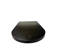 EFO Sliding Board Compatible with Thermomix TM7 | Wooden Board with Handles and Gliding Pads | Accessory Compatible for Easy Moving and worktop Protection | Kitchen Tool | Black