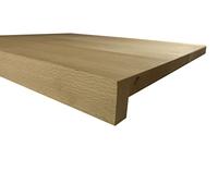 EFO Wooden Chopping Board XL 47x37 cm | Large Chopping Board Made of Beech Wood with Counter Edge | Large Wooden Choppingboard with Lip for efficient Food Transfer and Stable Cutting