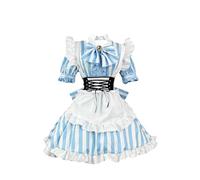 EFOFEI Lady's Elegant Party Fancy Dress 18th Century Court Dresses Traditional Gothic Costumes Blue White L