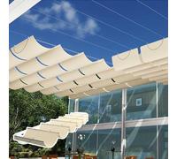 efor1x6m e Canopy Vague Voile D'Omb UV Protect Outdoor e Netting Ideal forand