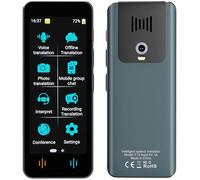 EFOTIML AI Language Translation Earbuds, 150 Languages & Accents Translating Earbuds in Real Time, Adjustable Ear-Hook OWS 3-in-1 Translator Earbuds, Business Learning Meetings Travel, Black