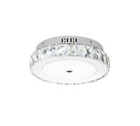 EFPD Crystal Chandelier Ceiling-Mounted LED Light, 6000K White Light, Ultra-Bright 1980 Lumens, 12-Inch Farmhouse Kitchen Light, Modern Bedroom, Bathroom, and Nursery Ceiling Light