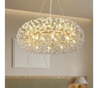 EFPD Modern Gold Chandelier, 20 Lights - Gold, Dandelion Chandelier Suitable for Bedrooms and Living Rooms, Height Adjustable