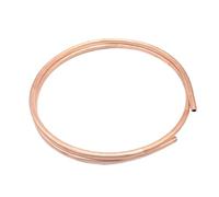 efrigeration Tubing, T2 Red Copper 99.9% Coil Tubing 2 Meters Multiple Sizes for Air Conditioning Refrigeration Capillary Buildings(14 x 12.4mm)