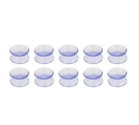 EFRJUWI 30/10PCS Double-Sided Suction Cup | Sucker Pads For Glass Plastic Aquarium Oxygen Tube DIY Soap Holder Accessories 20/30/35mm(35mm (10pcs))