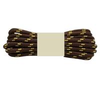 EFRJUWI 4pair Round Solid Shoelaces For Sneakers Outdoor Boots Hiking Tooling Sports Shoe Laces(Coffee yellow,120cm)