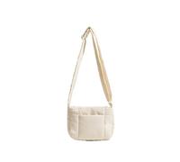 EFRJUWI Puffer Bag Pink Messenger Puffer Bag Quilting Sling Cross Body Pillow Purse Small Women Shoulder Padded Pack For Travel, Beach, Gym, Work, School(C)