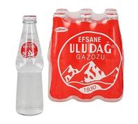 Efsane Uludag Gazoz | Fruit Fizzy Soft Drink | 24 x 250ml | Glass Bottle | Since 1930