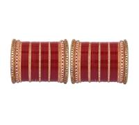 Efulgenz Indian Bridal Bangle Set Bollywood CZ Crystal Traditional Bridal Bangle Bracelet Jewelry, 2-8, Acrylic, no gemstone