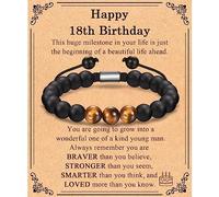 EFVISD 12, 13, 14, 15, 16, 17, 18, 21, 30, 40, 50, 60, 70, 80, 90, 100th Birthday Gifts for Men, Dad, Son, Grandson, Nephew, Boyfriend, Brother, Grandpa, Stone, Agate