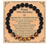 EFVISD 12th 13th 14th 15th 16th 17th 18th 21st 30th 40th 50th 60th 70th 80th 90th 100th Birthday Gifts for Him Men, Birthday Bracelet for Boys Mens Dad Son Grandson Nephew Boyfriend Brother Grandpa