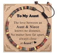 EFVISD Bracelets Gifts for Women Girls, Natural Stone Christmas Birthday Valentines Day Mothers Day Stocking Stuffers Gifts for Mom Wife Grandma Sister Aunt Best Friends Bestie, 6.3-11, Stone, no