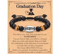 EFVISD Soccer Football Basketball Baseball Hockey Bracelet Gifts for Boys Players Team Lovers Son Grandson Brother Nephew Friend as Birthday/Valentines Day/Graduation/Back to School/Christmas Gifts