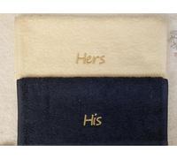 EFY OPULENCE Novelty Face Cloth Gift Set Arse Face Fanny Balls His Hers Nan Mrs Mr Gran (Duck Blue/White, His/Hers)