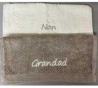 EFY OPULENCE Novelty Face Cloth Gift Set Arse Face Fanny Balls His Hers Nan Mrs Mr Gran (Mink/Cream, Bits/Boobs)