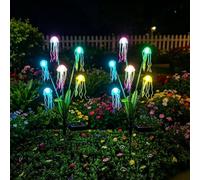 EFYUE 2 Pack Solar Jellyfish lamp Solar Garden Lights Outdoor Waterproof for Yard Pathway Flowerbed Planter Balcony Patio.