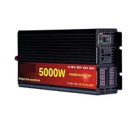 EFZRZYJ 2000W 3000W 4000W 5000W 24V DC to 220V AC Power Converter for Car 12V 220V Pure Sine Wave Solar Micro Inverter (3000W, 24V)