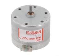 EG-530AD-2B CCW Capstan Motor For Tape Recorders, DC 12V CCW 2400 RPM for Tape Recorders CD Players,Easy Installation Metal Construction