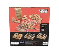 EG CLASSICS - 6 Wooden Games Combined
