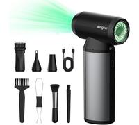EG evoger Electric Air Duster,180000RPM Super Power Handheld Cordless Air Duster 6000mAh 3-Gear Adjustable Dust Blower for Computer, Keyboard,Outdoor, House, Car