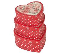 EG Homewares 3 Piece Gift Set Storage Boxes Stackable Lidded Vintage Retro Present Baby Box Ring