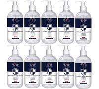 EG Silver Ion Instant Hand Sanitiser Anti Bacterial Hand Gel - 300ml (Pack of 10)