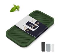 EG-SIPRO Silicone Sponge Holder, Large 10" Kitchen Sink Organizer Tray with Soap & Sponge Holder for Bathroom Counter & Dish Soap