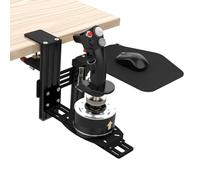 EG STARTS 1 Set Metal Mouse Pads Mount Holder Platform Compatible for Video Simulation Flight Stick Desk Mount Hotas Mount Joystick Mount Flight Joystick Mount Extension Attachment Keyboard Mounts