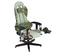 EG STARTS Flight Simulator Chair Mount for Thrustmaster T.16000M, for Logitech X56,X52,X52 Pro, Throttle and Hotas Systems, for Flight Sim Game Joystick Chair mounting