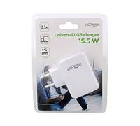 EG-U4AC-02 power supply: pulse mains, plug 5VDC 3.1A 15W 86x65x30mm white Ene...