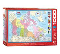 Eurographics 6000-0781 "Map of Canada Puzzle (1000-Piece)