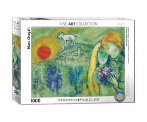 Eg60000848 - Eurographics Puzzle 1000 Pc - Chagall - Les Amoureux, Vence