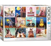 EG60005693 - Eurographics Puzzle 1000 Pc - Funny Bunnies
