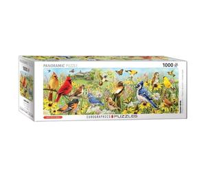 EG60105338 - Eurographics Puzzle 1000 Pc - Garden Birds - Panaramic