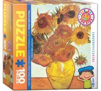 EG61003688 - Eurographics Puzzle 100 Pc - Twelve Sunflowers, Van Gogh