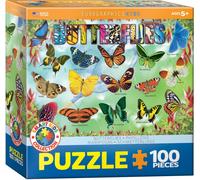 EG61005485 - Eurographics Puzzle 100 Pc - Garden Butterflies