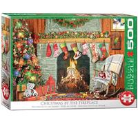 XXL Pieces - Christmas by the Fireplace