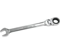 Ega Master 61547 - Combination Flexible Gear Wrench 7/16" Mirror Polished Chrome Plating