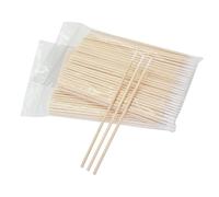 Egaageoi Pointed Cotton Swabs 4 Inch Precision Cotton Applicators for Microblading Eyebrow Eyeliner Application, Lint Free for Cosmetic Touch Up and Skin Care 200 Pack