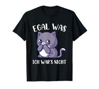 Egal was Ich War's Nicht Funny Cats Saying [German Language T-Shirt