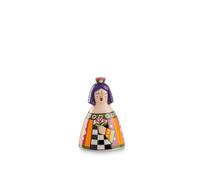 Egan Bell Queen The Swivels Orange 7 x 10 cm Ceramic Bell For Mother's Day